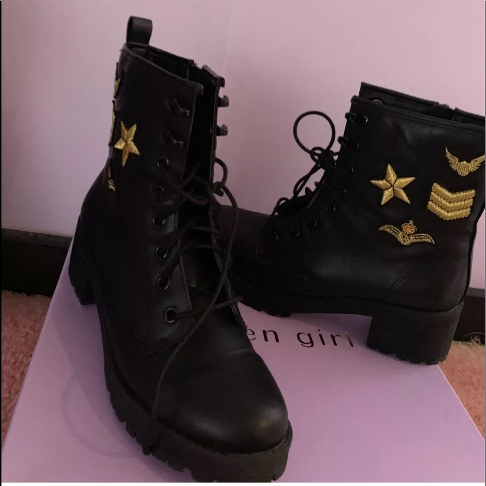 Madden girl women’s Eloise-p  combat boot